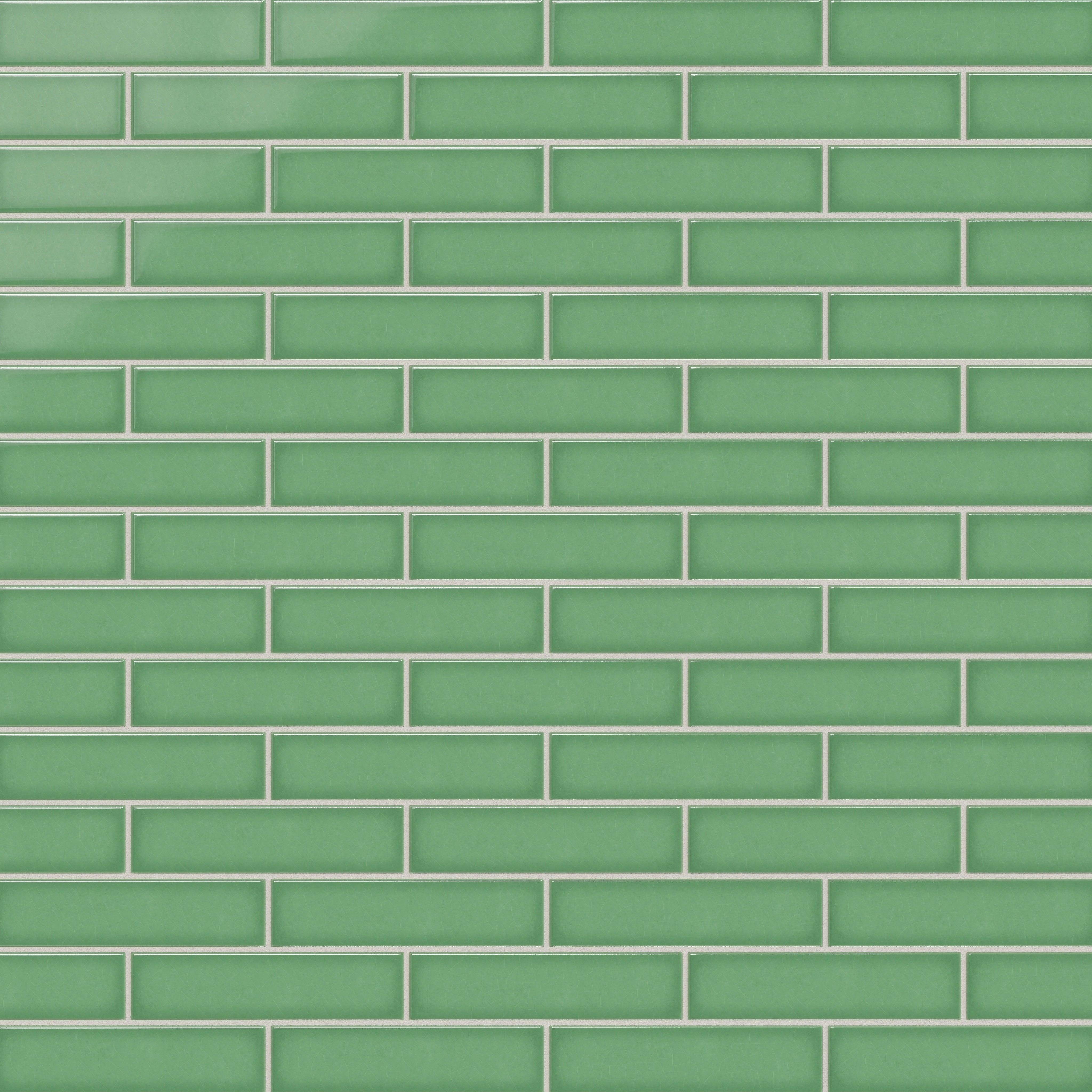 2x8 Original Ceramic Tile in Sea Green Gloss