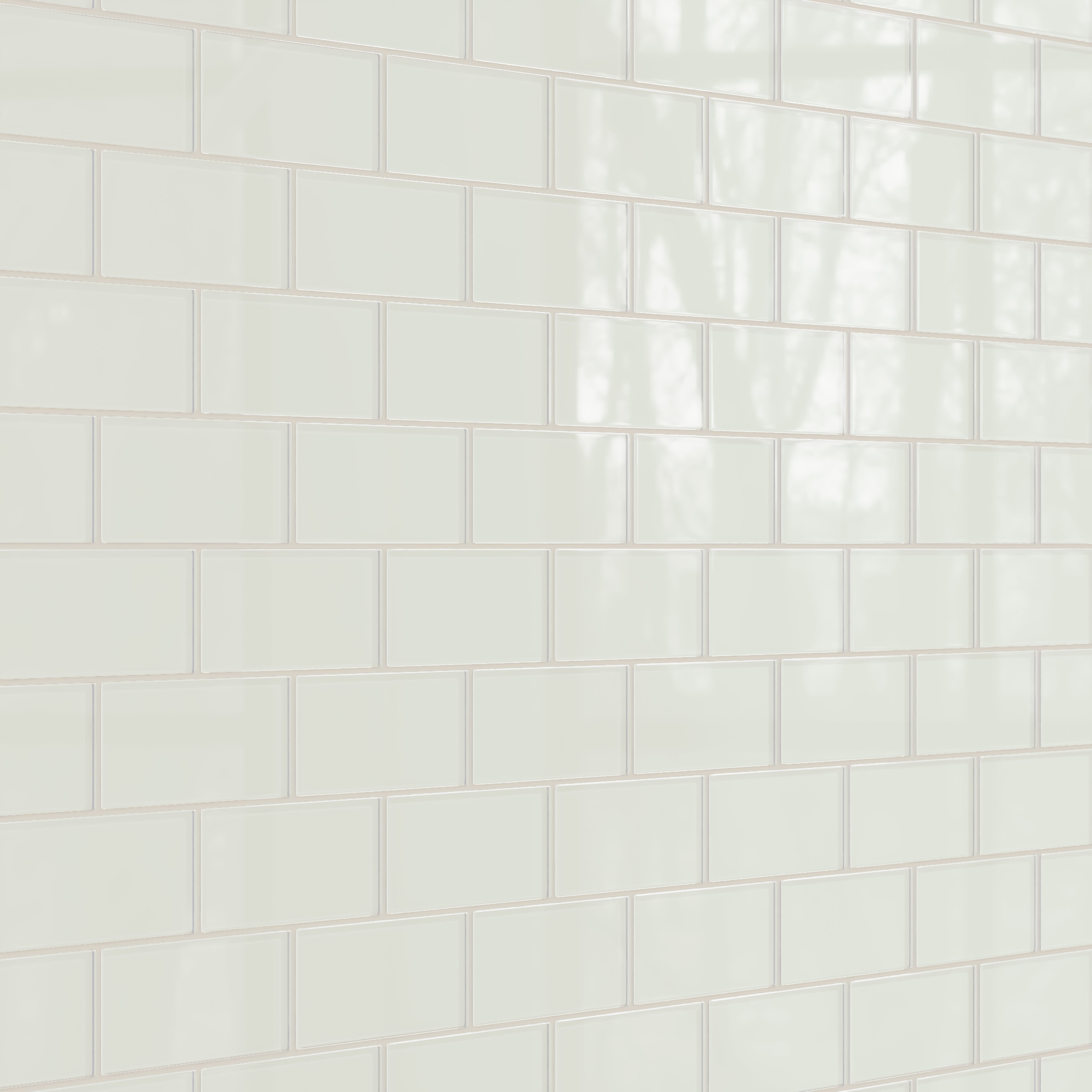 3x6 Glass Tile in Flycatcher Gloss
