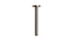 Contour & Foundry 8" Straight Shower Arm with Flange in Antique Nickel