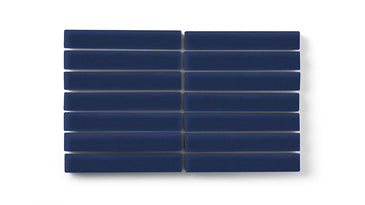 1x6 Straight Set Sheeted Original Ceramic Mosaic Tile in Lake Tahoe Matte