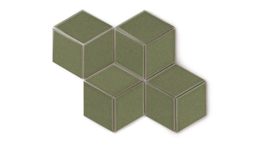Large Diamond Original Ceramic Tile in Peabody Gloss