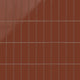 2x6 Natural Press Ceramic Tile in Red Iron Oxide Gloss