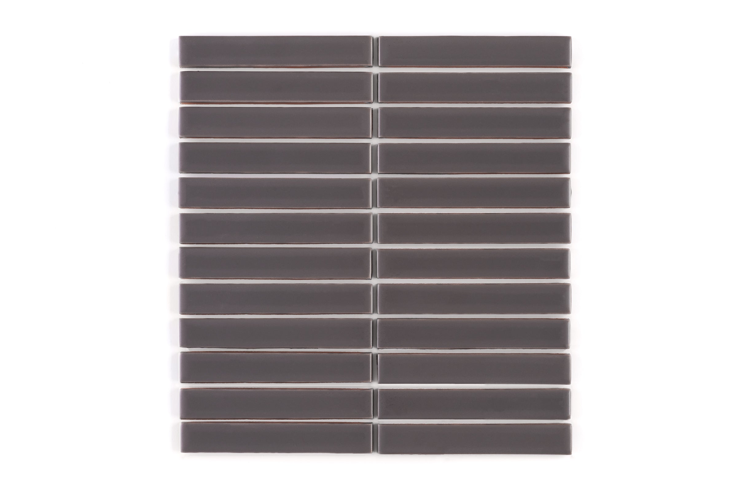 1x6 Straight Set Sheeted Original Ceramic Mosaic Tile in Kalamata Matte