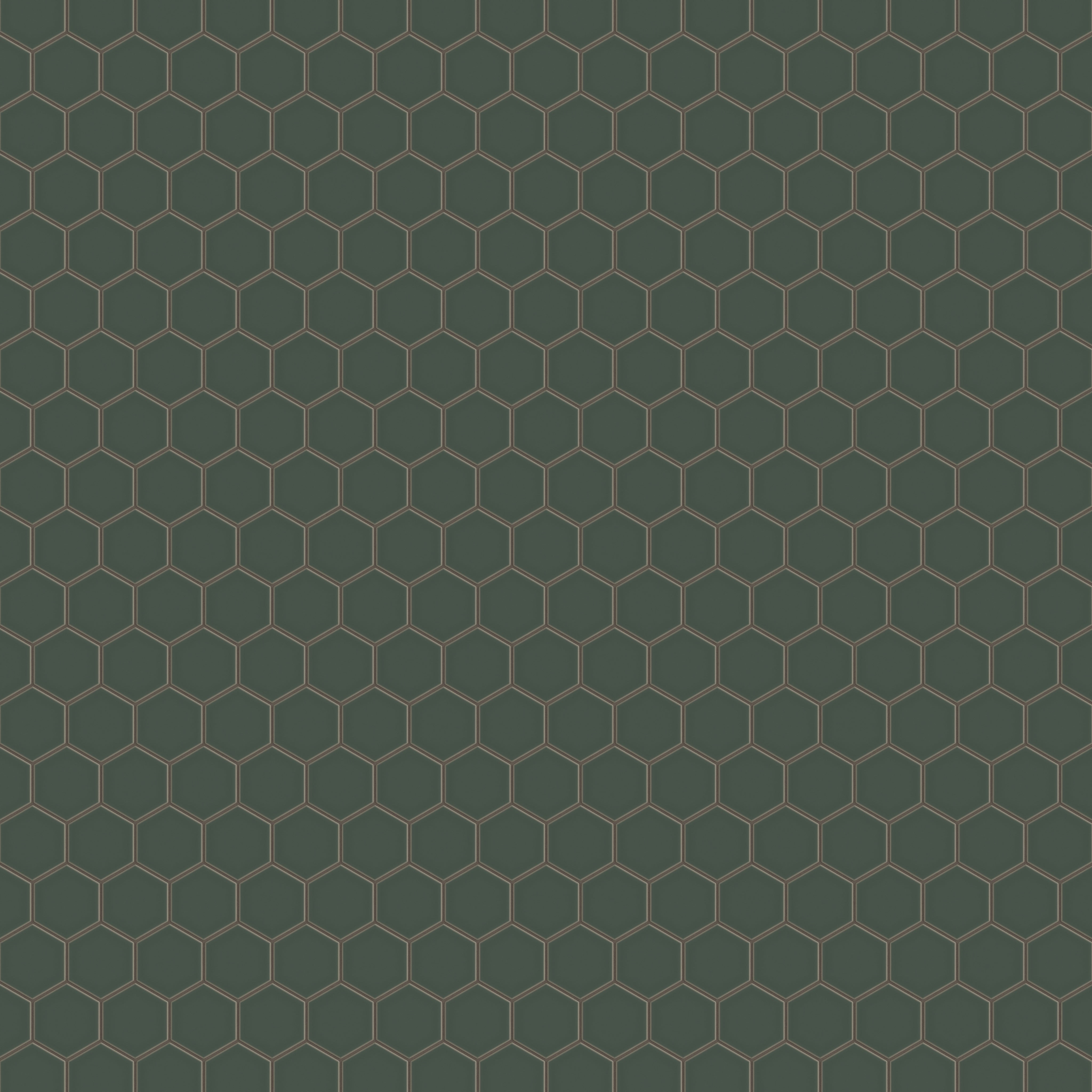 4" Hexagon Original Ceramic Tile in Tempest Matte