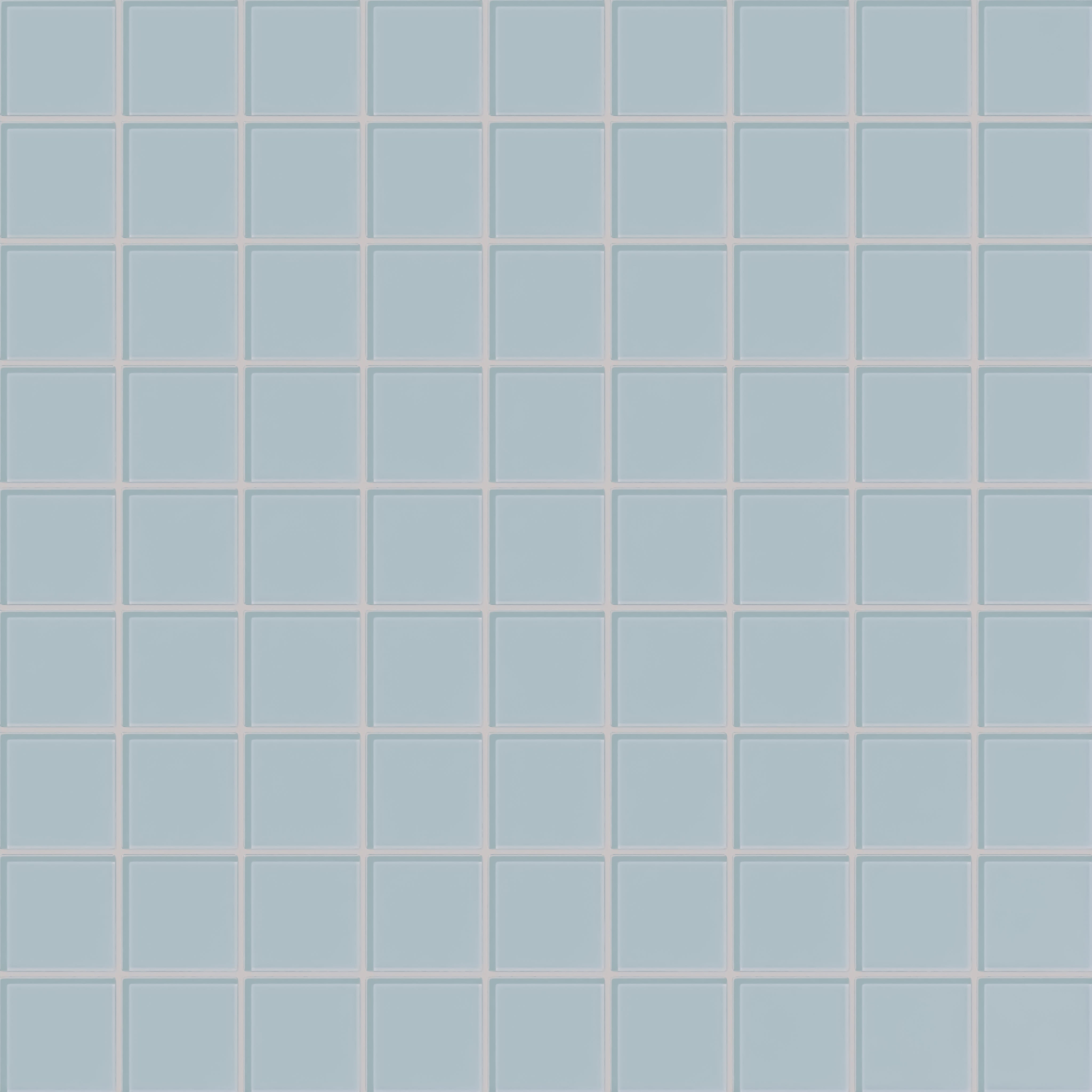 3x3 Straight Set Sheeted Glass Mosaic Tile in Partridge Gloss
