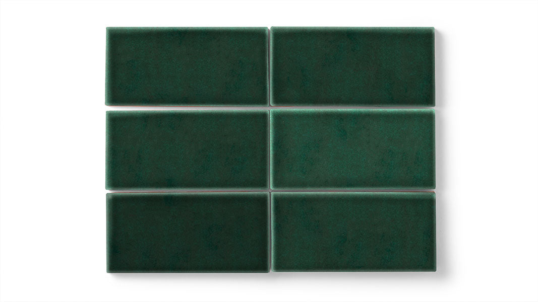 4x8 Original Ceramic Tile in Evergreen Gloss