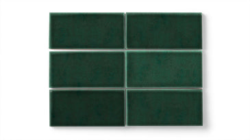 4x8 Original Ceramic Tile in Evergreen Gloss