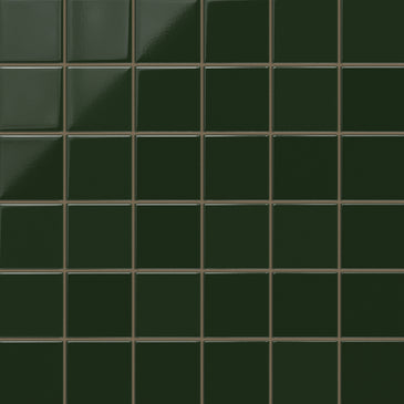 4x4 Original Ceramic Tile in Hunter Green Gloss