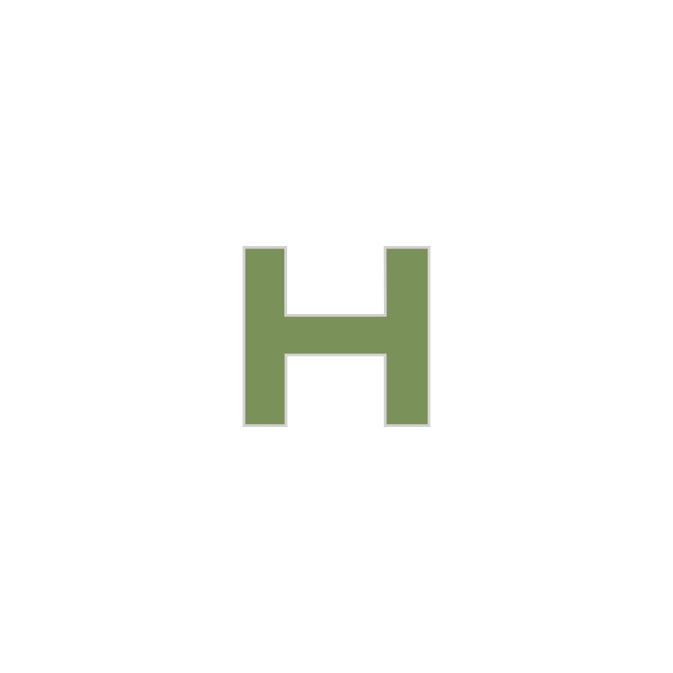 Chaine Homme Original Ceramic Tile in Kelp Matte