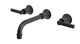 Emerson Two Handle Wall Mount 8.25" Lavatory Faucet with Classic Lever Handles in Oil Rubbed Bronze