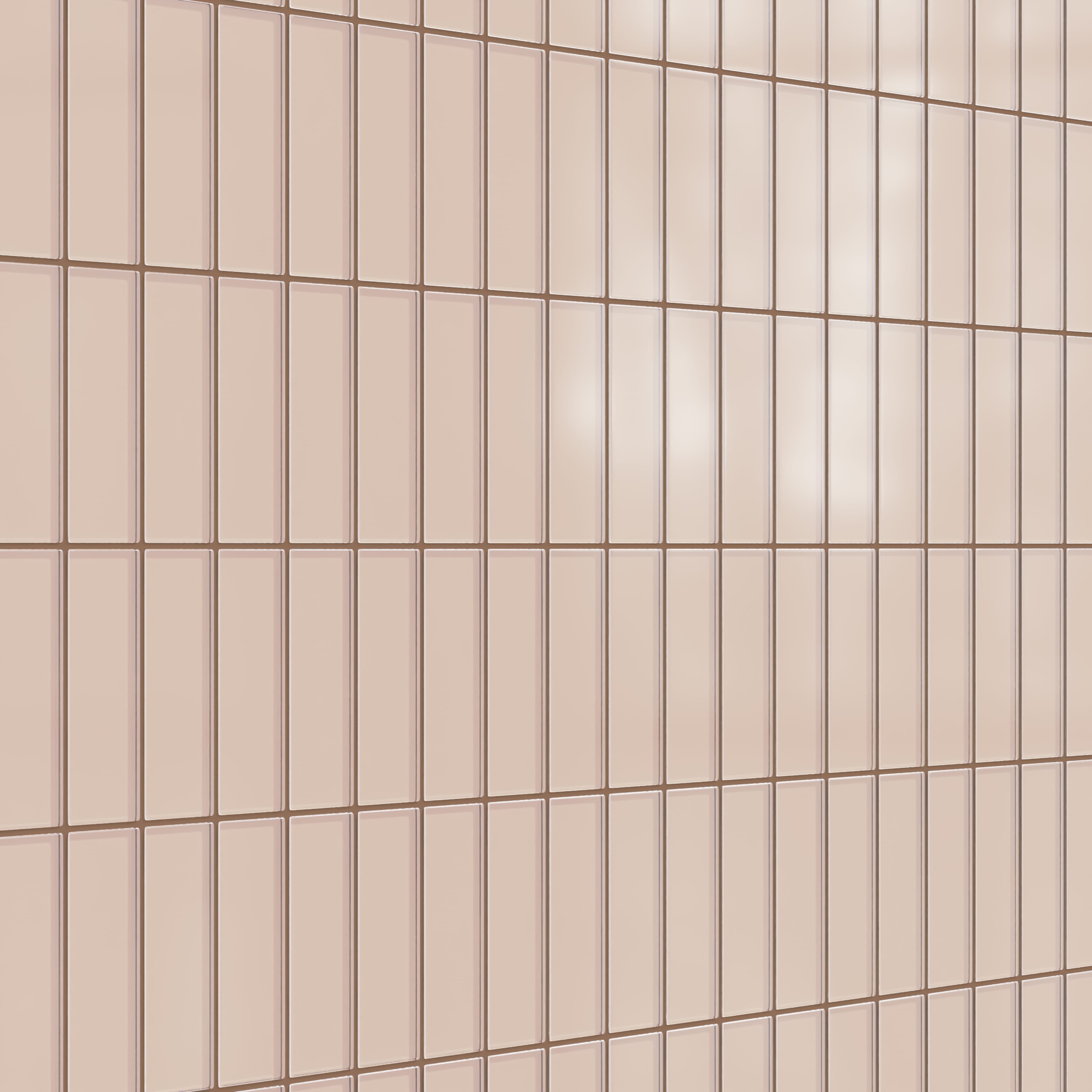 Factory Sale 2x6 Glass Tile in Rosy Finch Matte
