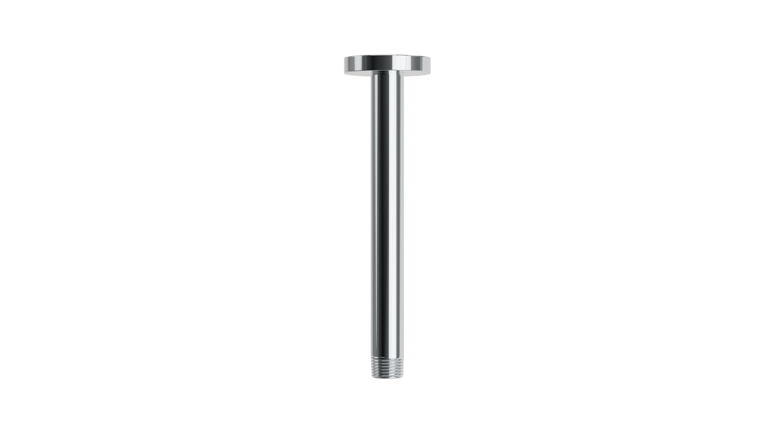 Contour & Foundry 8" Straight Shower Arm with Flange