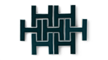 Chaine Homme Original Ceramic Tile in Caspian Sea Gloss