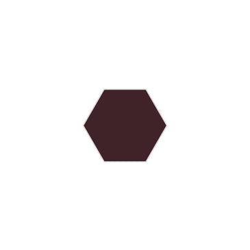 4" Hexagon Original Ceramic Tile in Redwood