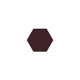 4" Hexagon Original Ceramic Tile in Redwood