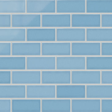 3x6 Original Ceramic Tile in Caribbean Sea Gloss