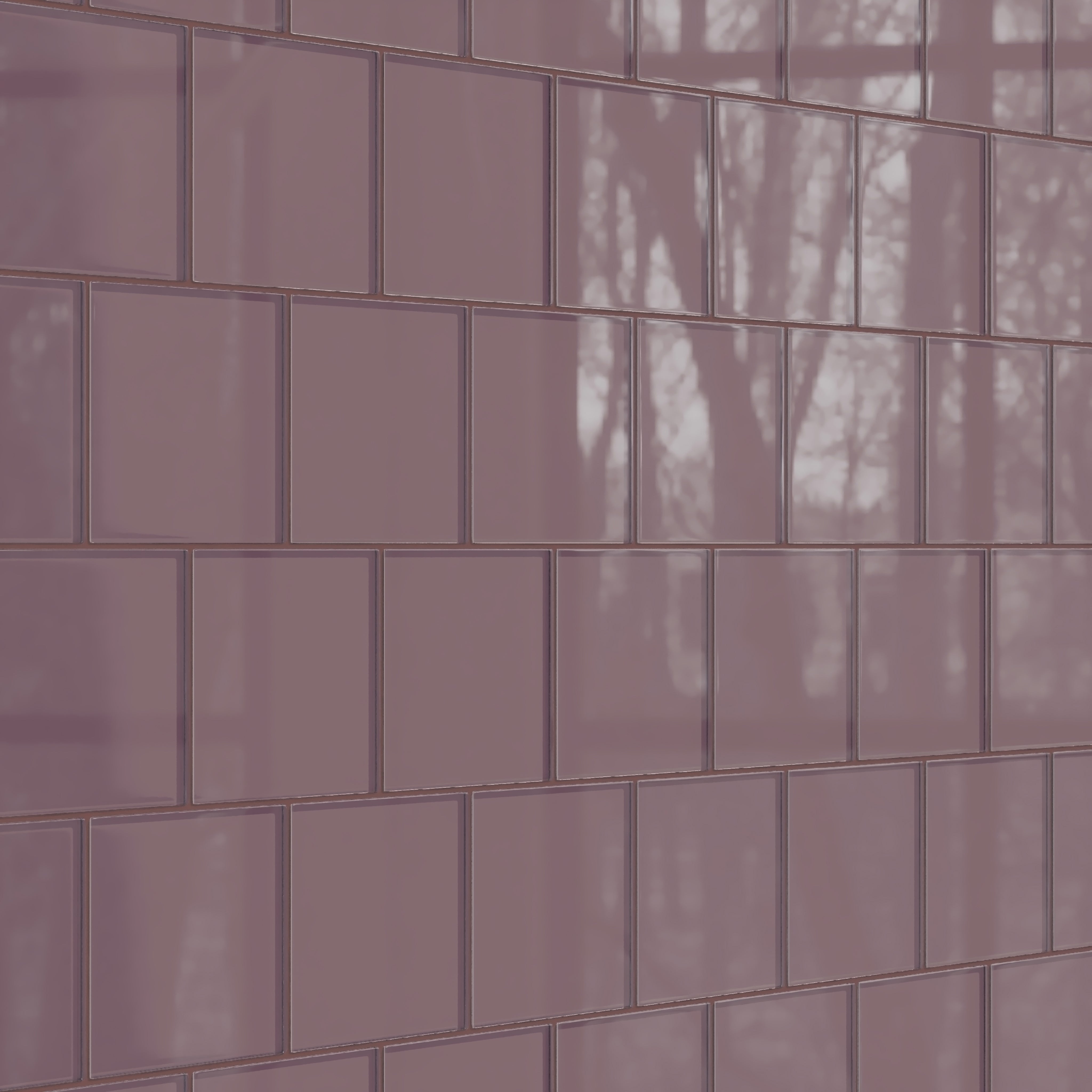 6x6 Glass Tile in Crane Gloss