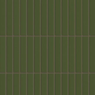 1x6 Straight Set Sheeted Original Ceramic Mosaic Tile in Lone Pine Matte