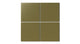 6x6 Natural Press Ceramic Tile in Sap Green Matte