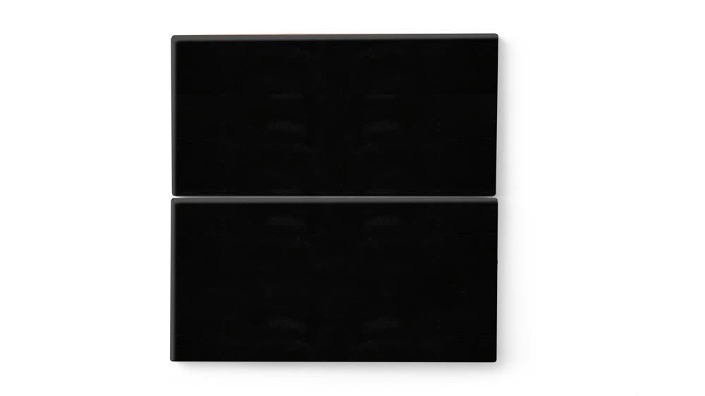 6x12 Original Ceramic Tile in Raven Gloss