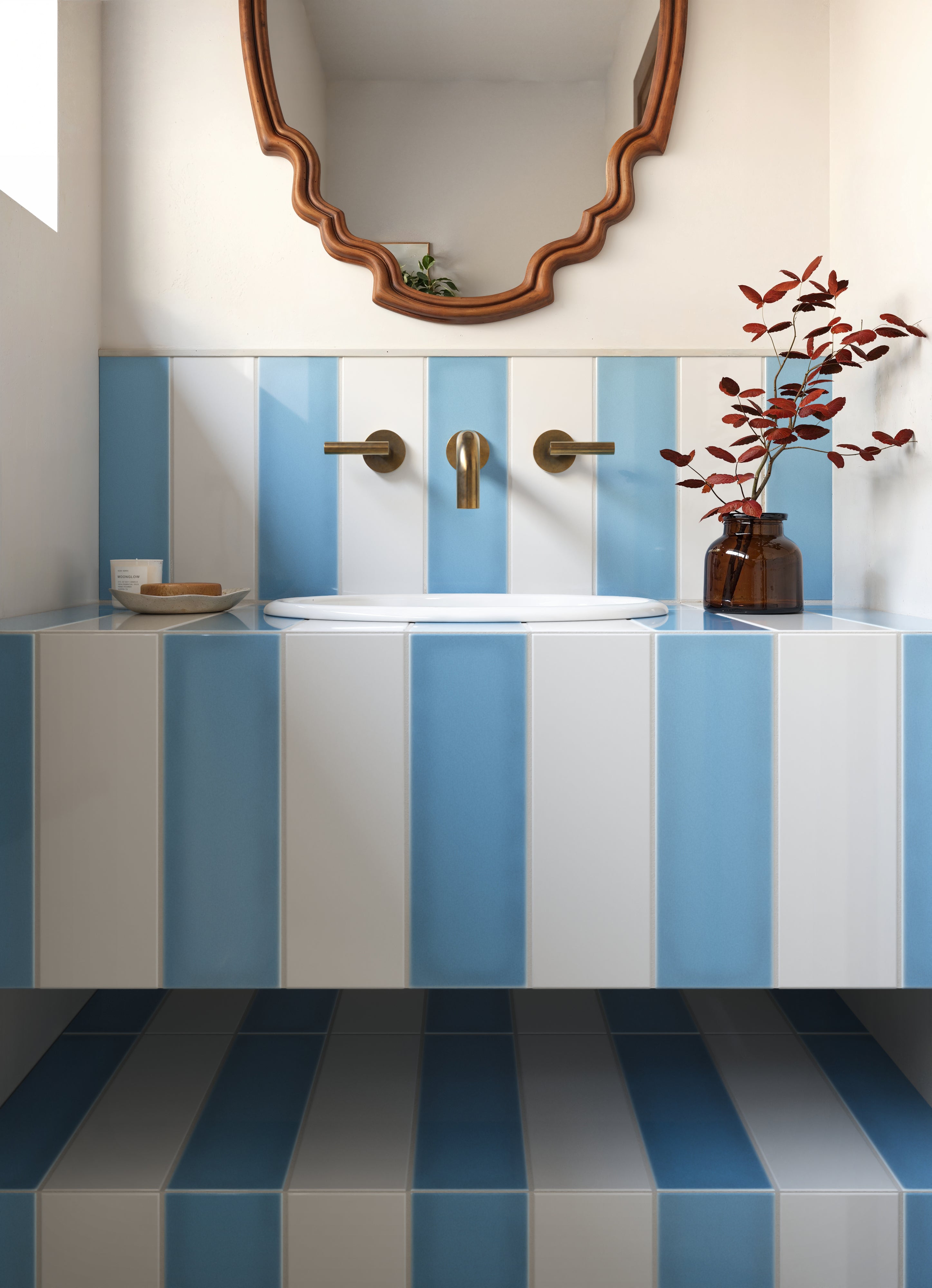 4x12 Original Ceramic Tile in Calcite Gloss