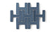 Chaine Homme Original Ceramic Tile in Slate Blue Gloss