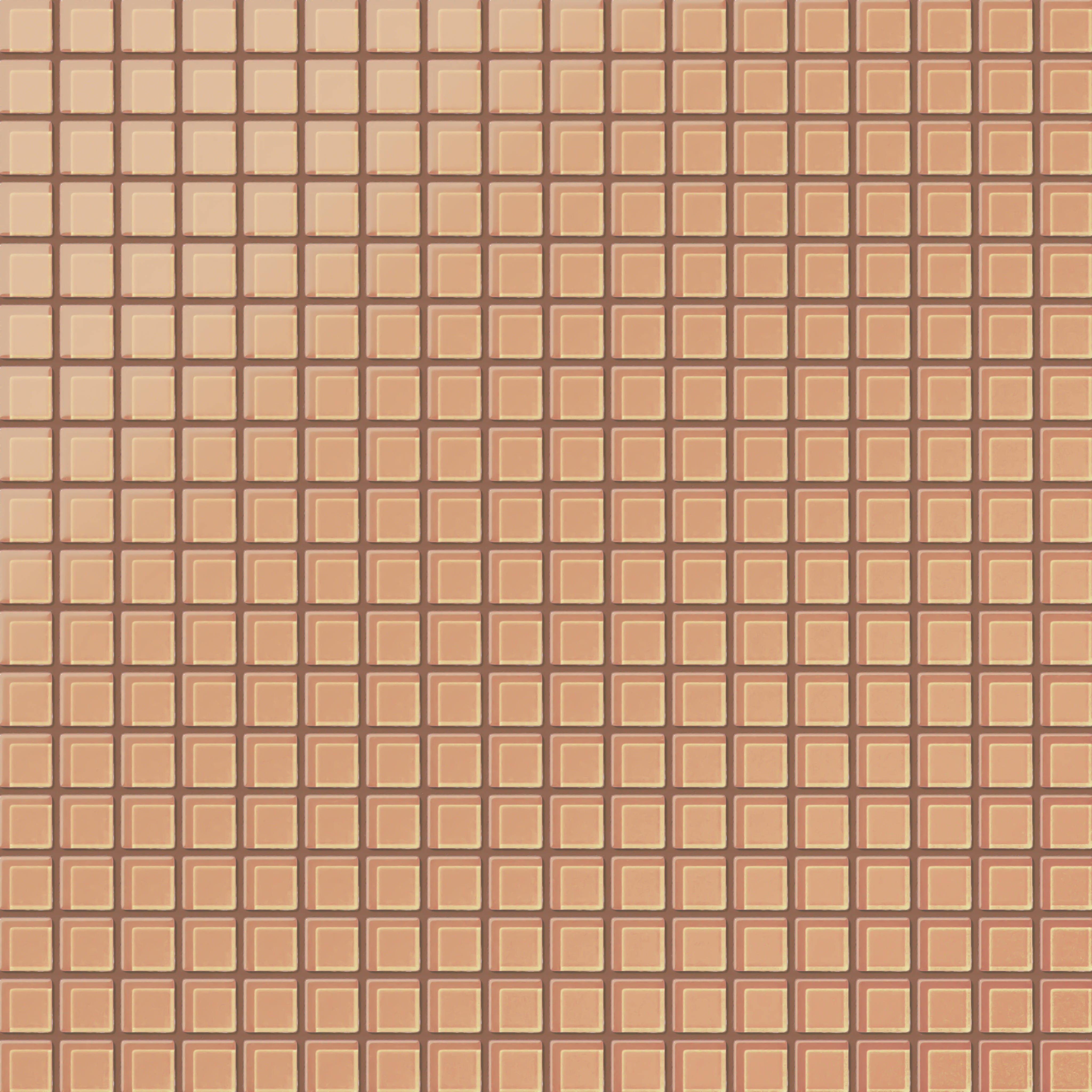 1x1 Straight Set Sheeted Glass Mosaic Tile in Carolina Wren Matte