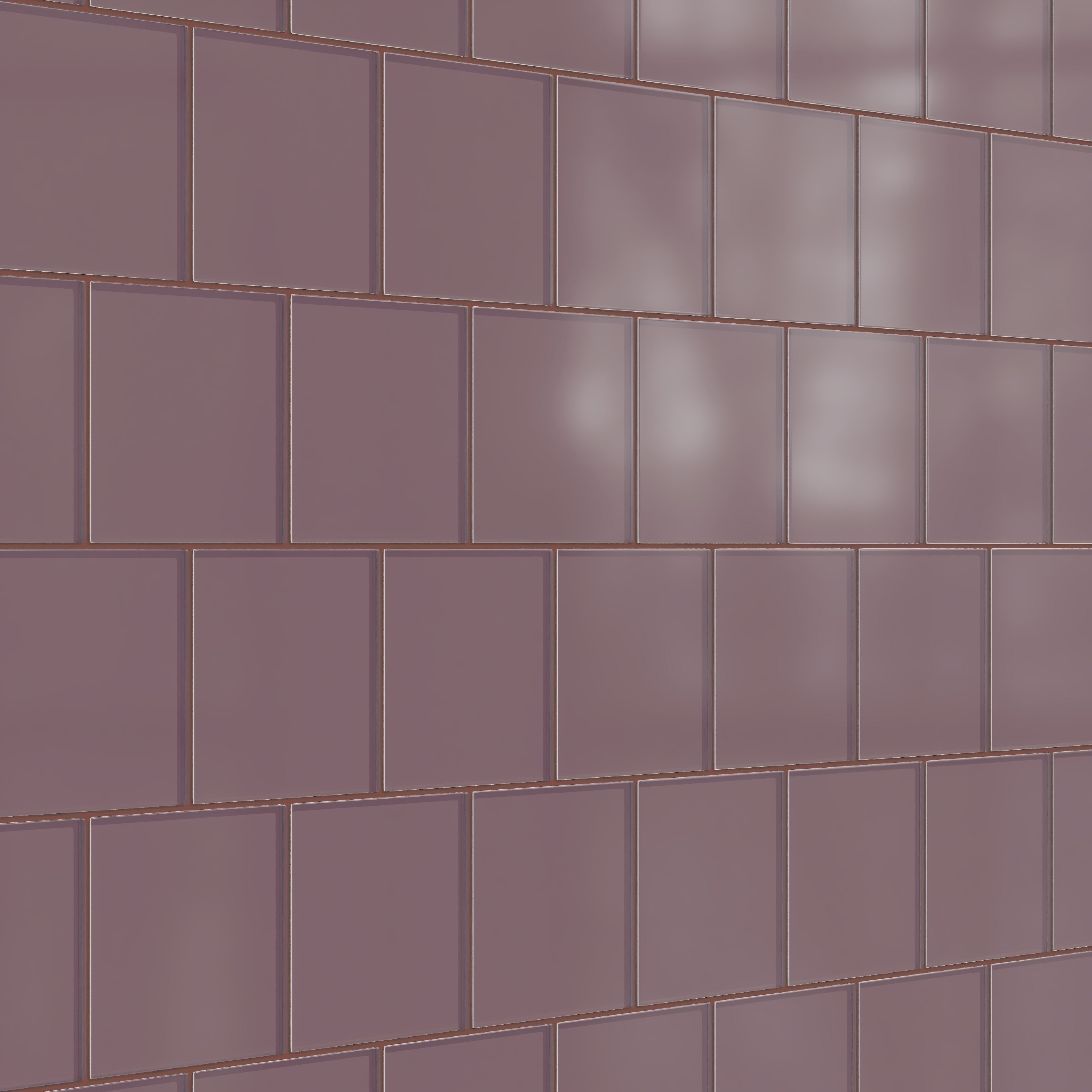 6x6 Glass Tile in Crane Matte
