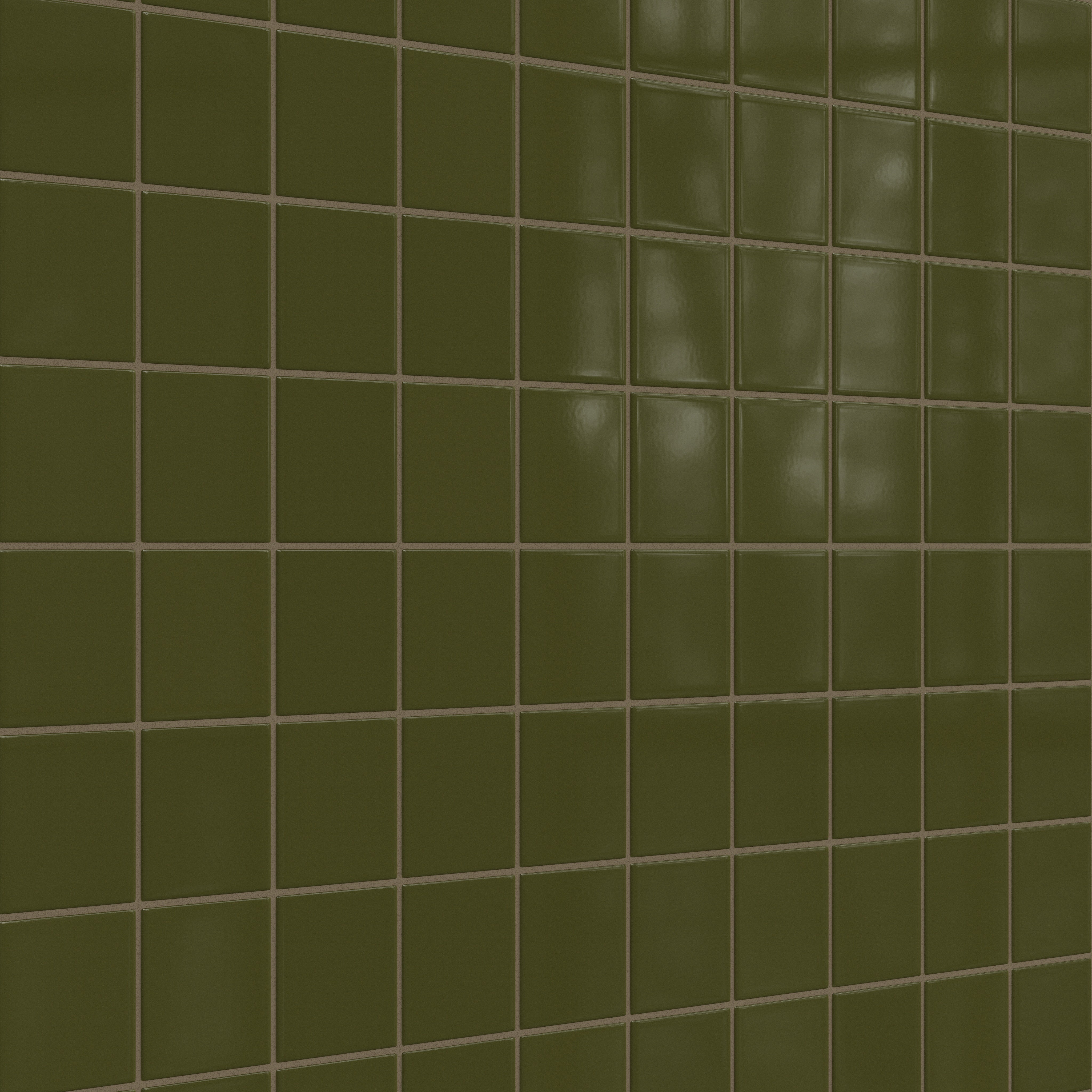 4x4 Original Ceramic Tile in Bonsai Gloss