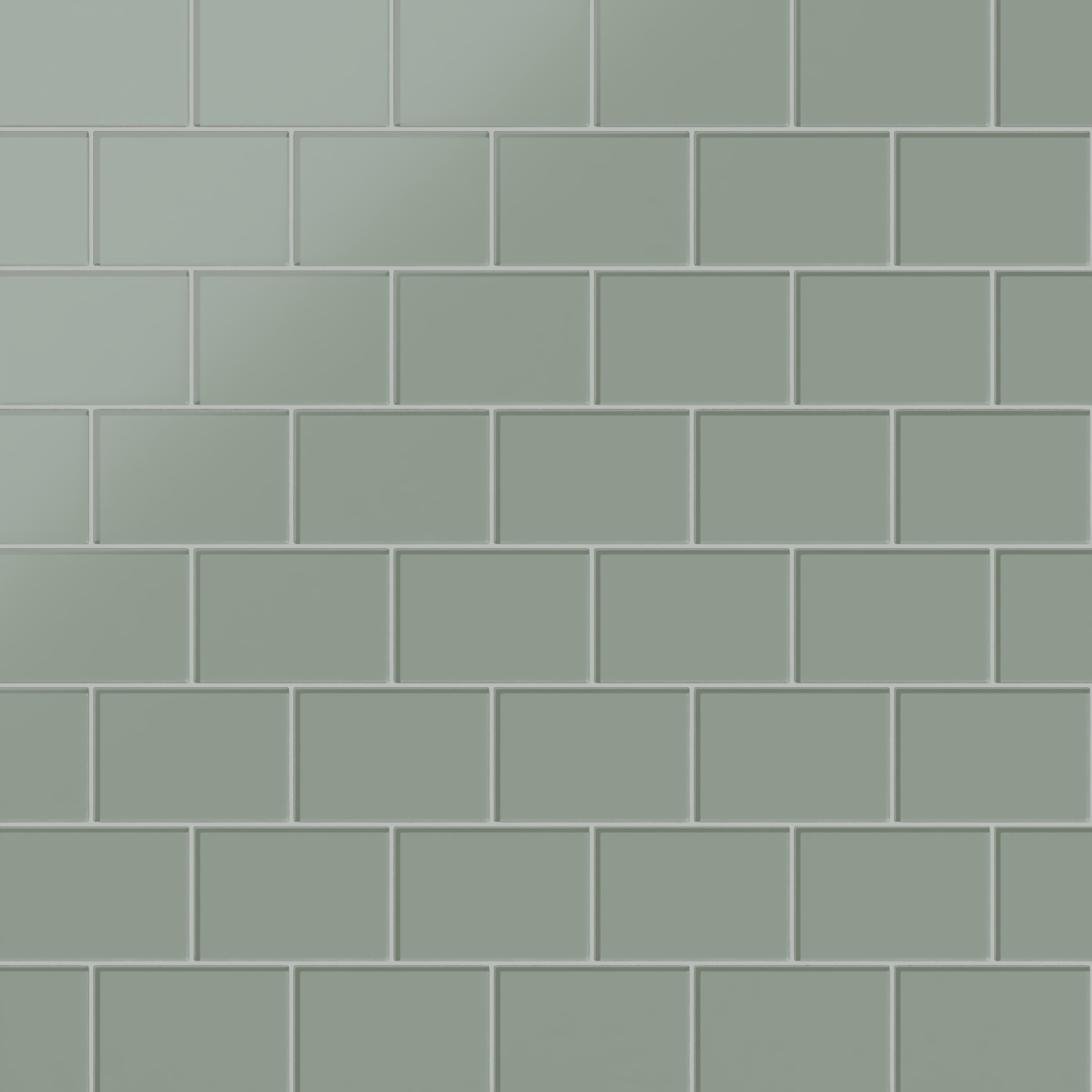 4x6 Glass Tile in Hummingbird Matte