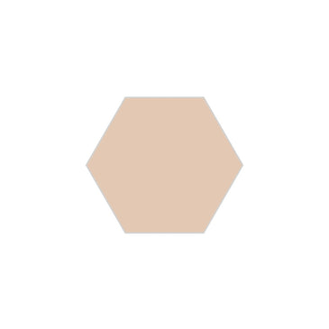6" Hexagon Original Ceramic Tile in Tumbleweed Gloss