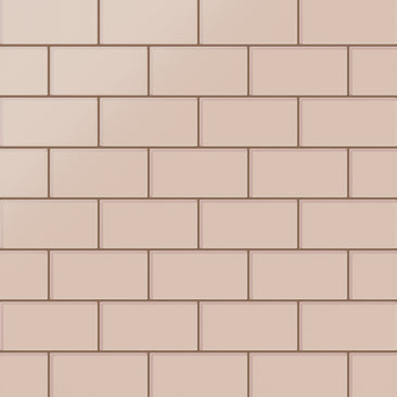 3x6 Glass Tile in Rosy Finch Matte