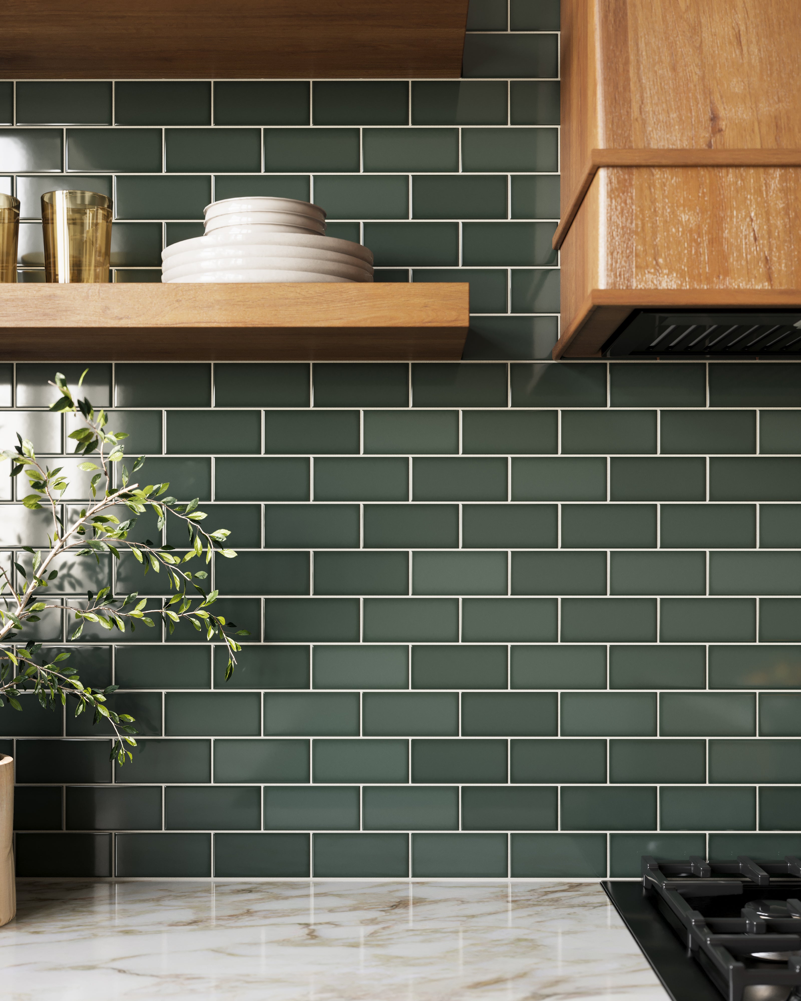 3x6 Original Ceramic Tile in Tempest Gloss