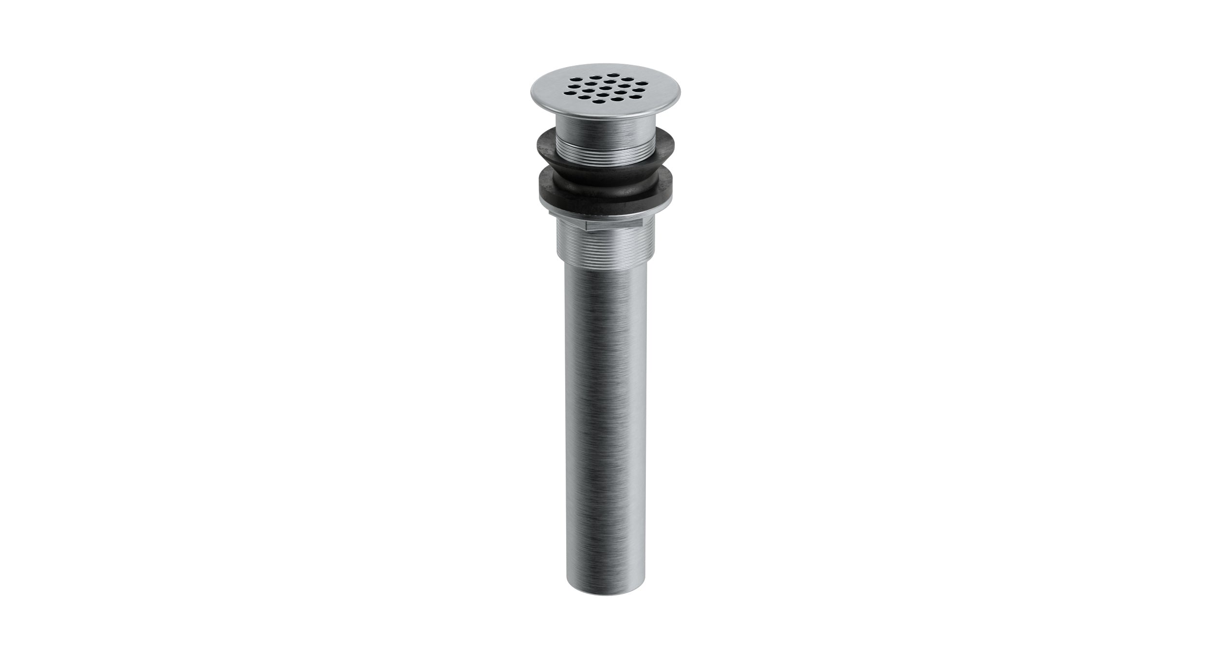Lavatory Faucet Grid Drain - Less Overflow in Satin Chrome