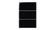 4x8 Natural Press Ceramic Tile in Bone Black Gloss