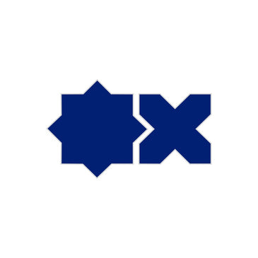 Star & Cross Original Ceramic Tile in Azul Matte