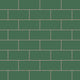 3x6 Natural Press Ceramic Tile in Viridian Matte