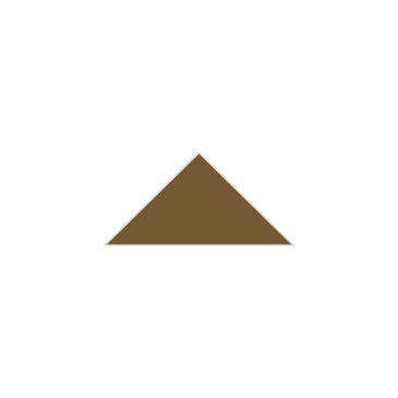 4" Triangle Original Ceramic Tile in Chaparral Matte