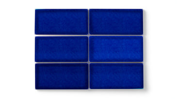4x8 Original Ceramic Tile in Azul Gloss