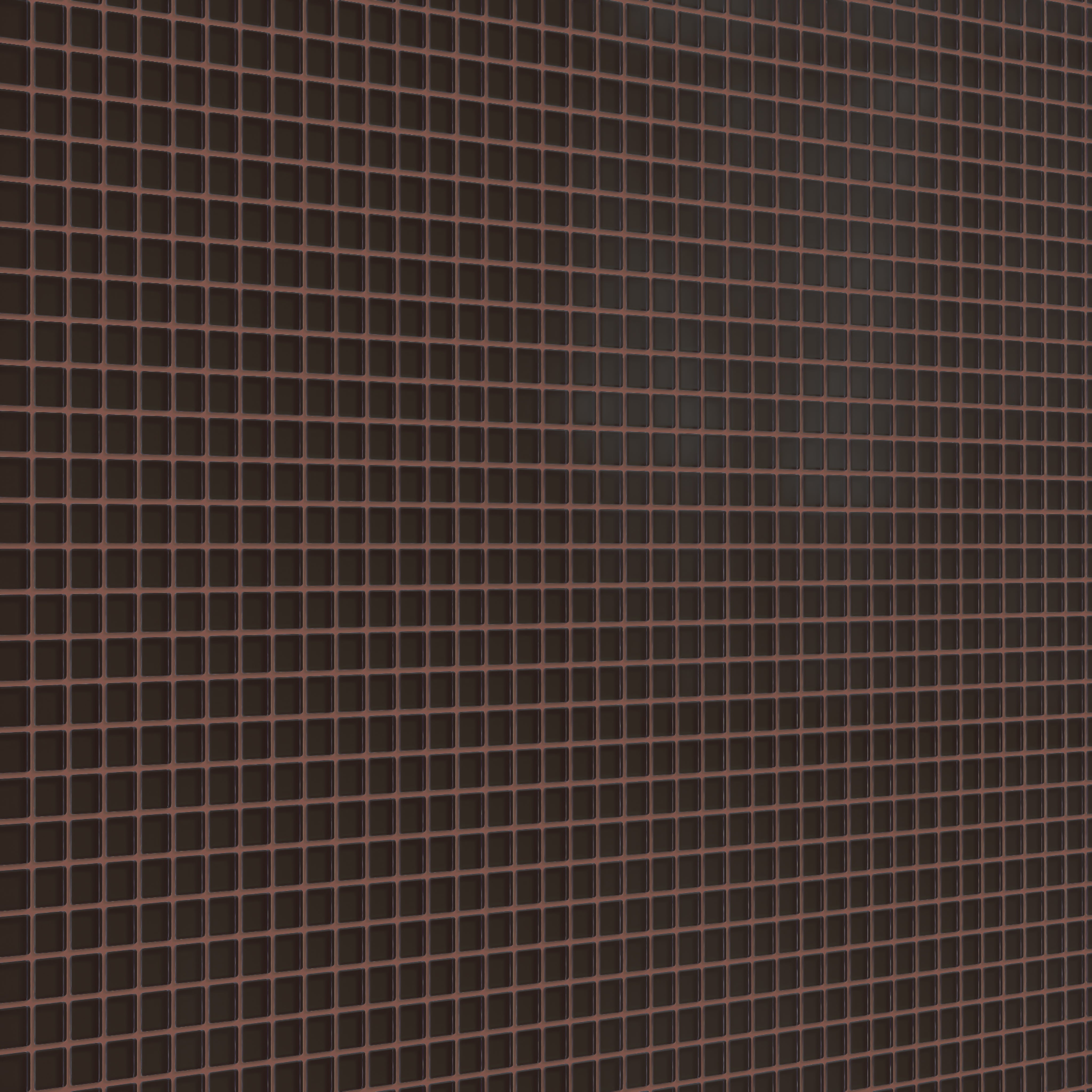 1x1 Straight Set Sheeted Glass Mosaic Tile in Nighthawk Matte