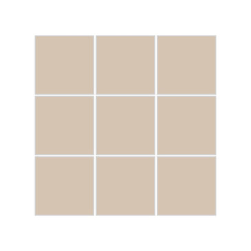 3x3 Straight Set Sheeted Original Ceramic Mosaic Tile in Cardamom Matte