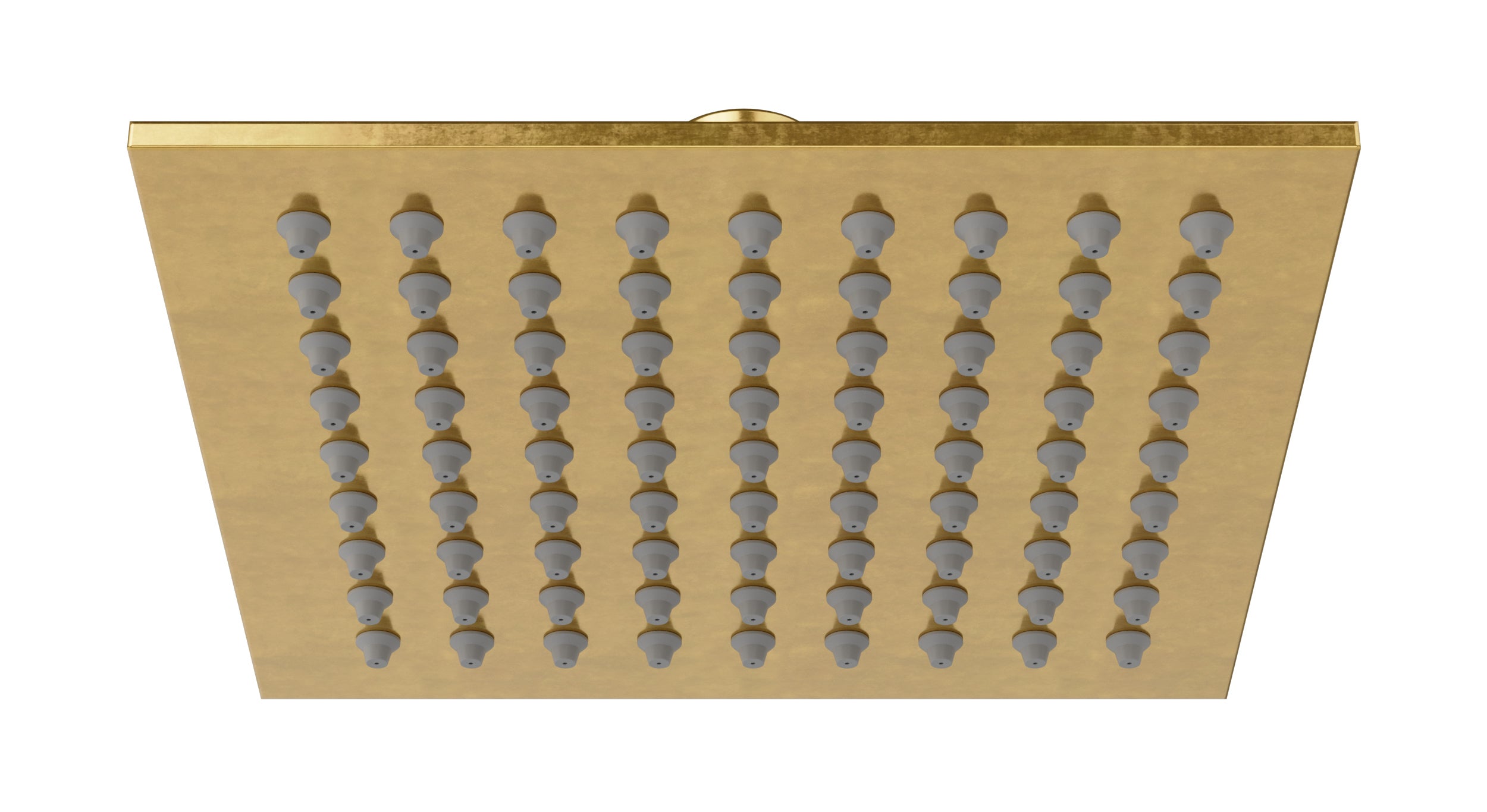 Flatiron 6" Shower Head in French Brass