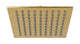 Flatiron 6" Shower Head in French Brass