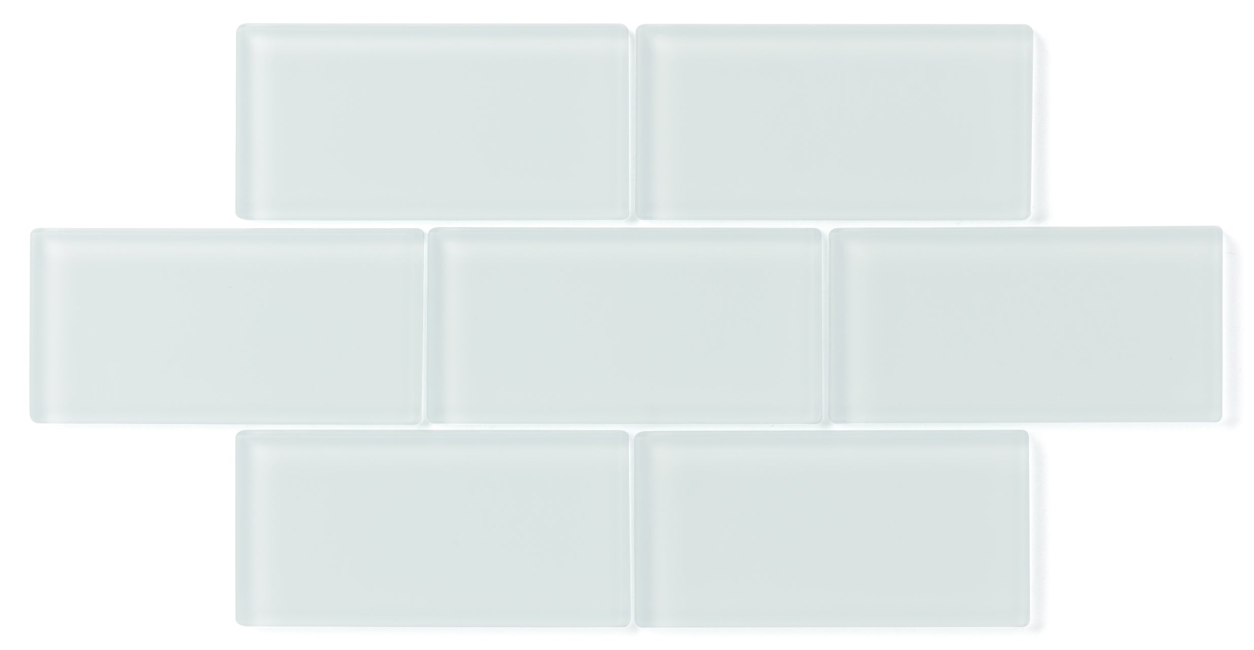 1x4 Herringbone Sheeted Glass Mosaic Tile in Warbler Matte