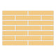 1x6 Half Offset Sheeted Original Ceramic Mosaic Tile in Haystack Matte
