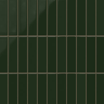 2x8 Original Ceramic Tile in Hunter Green Gloss