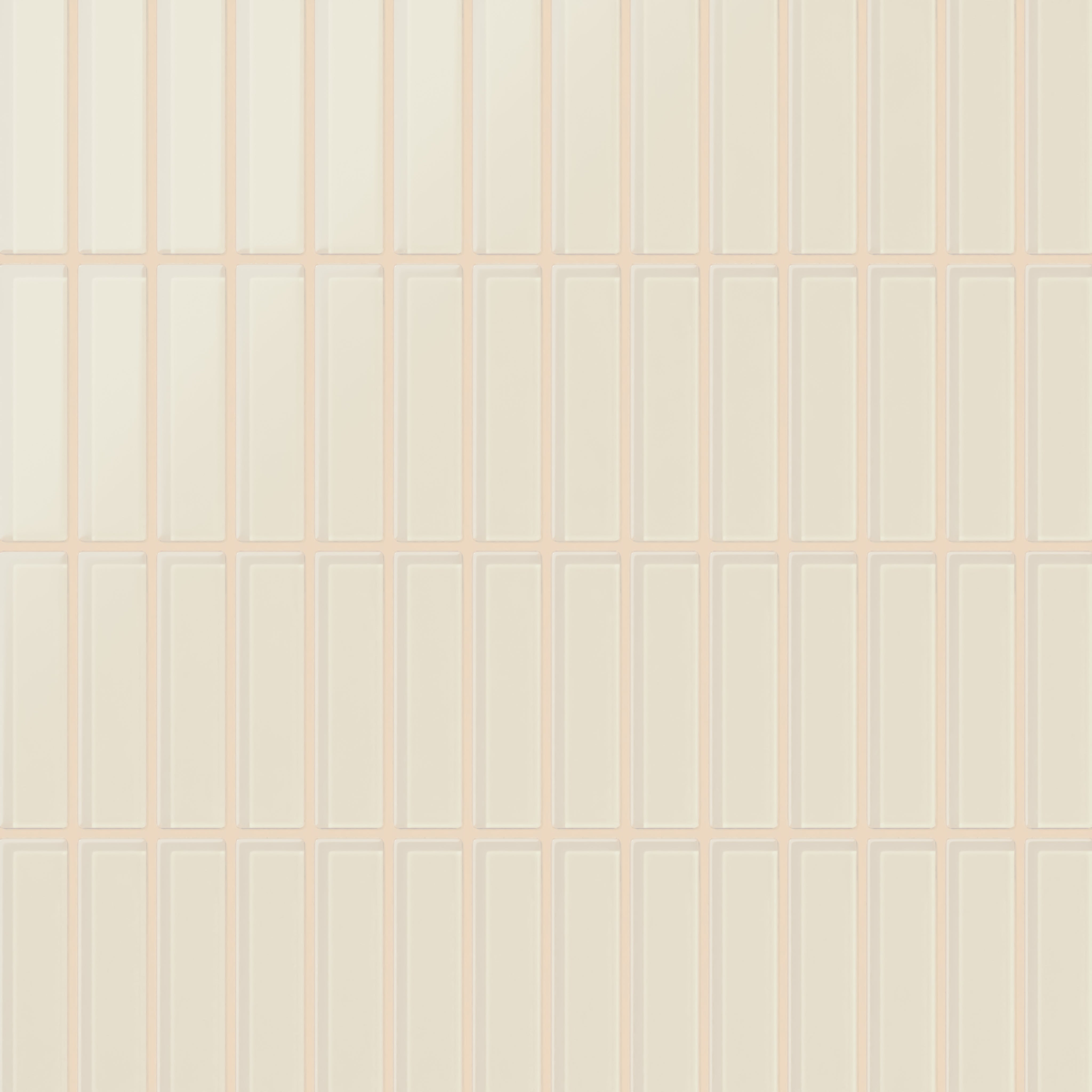 1x4 Straight Set Sheeted Glass Mosaic Tile in Sparrow Matte