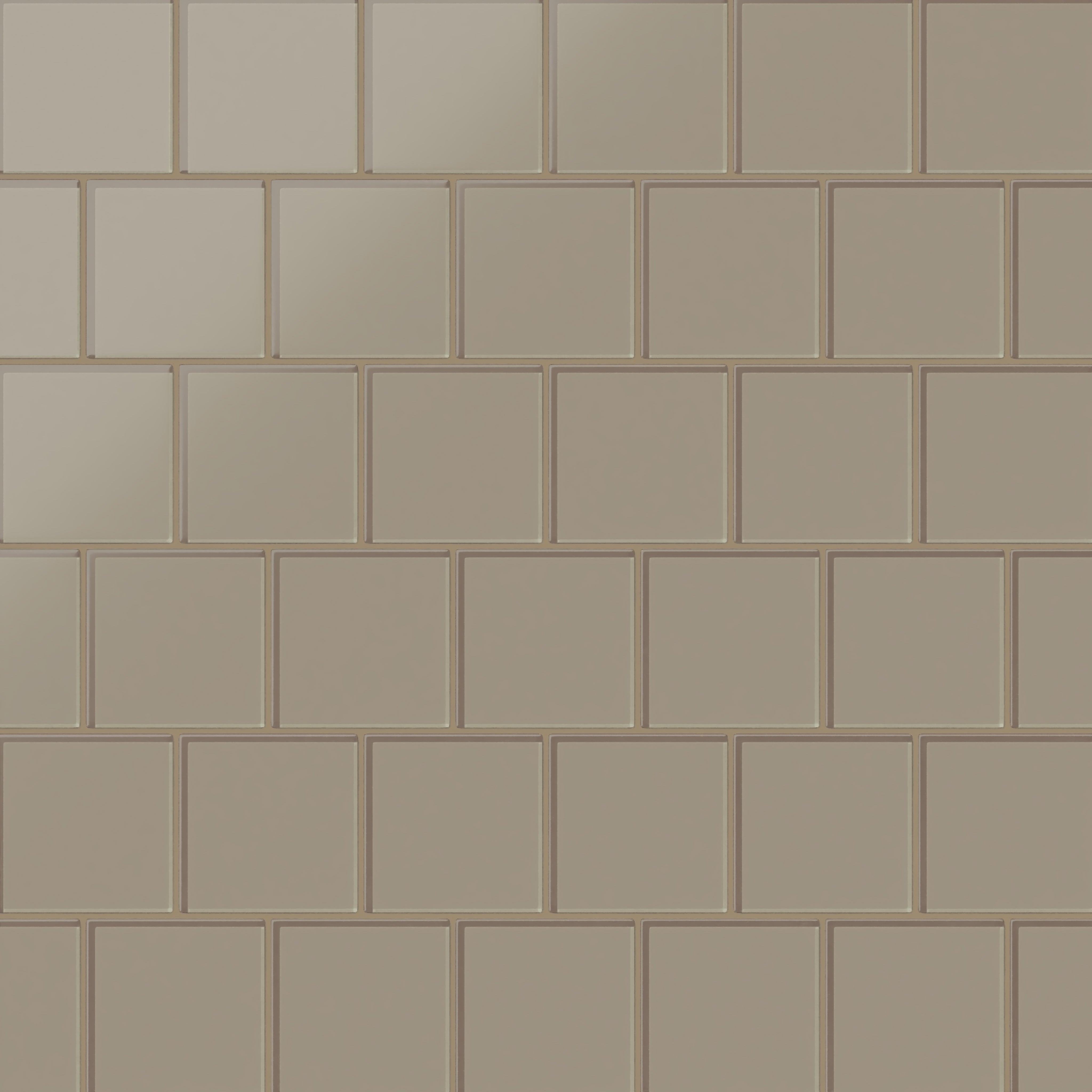 4x4 Glass Tile in Quail Matte