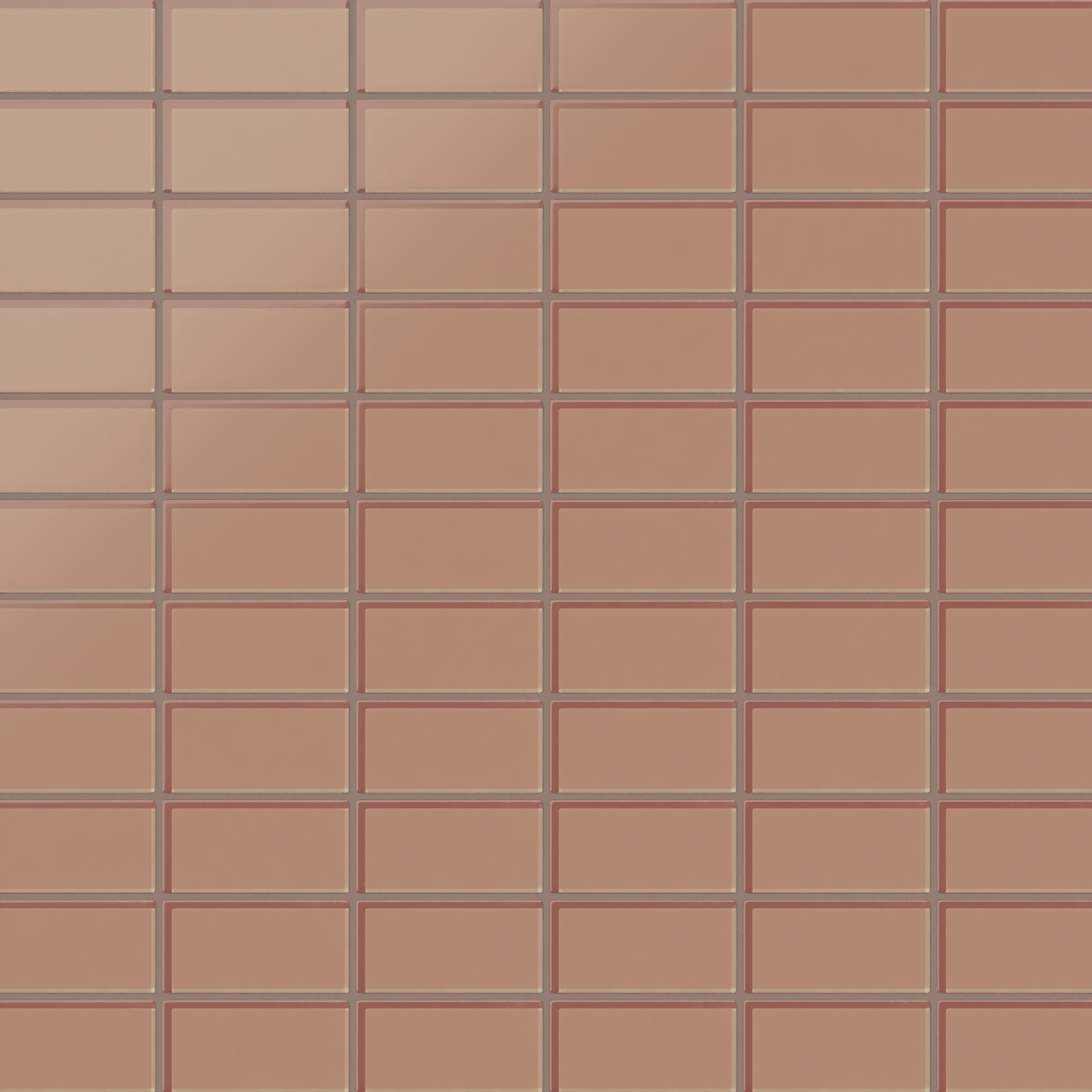 2x4 Straight Set Sheeted Glass Mosaic Tile in Sora Matte