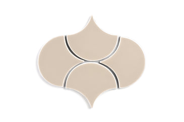 Ogee Drop Original Ceramic Tile in Sweet Pea Gloss